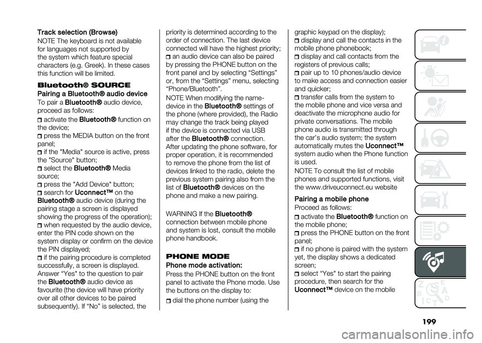 FIAT 500L LIVING 2020  Owner handbook (in English) ����
� ��� ������	��
� �0�4� �
� ���1
�0�/�#�) �#�� �
������� �	� �
�� ����	�����
��� ���
������ �
�� ��������� ��
��� ������ ��