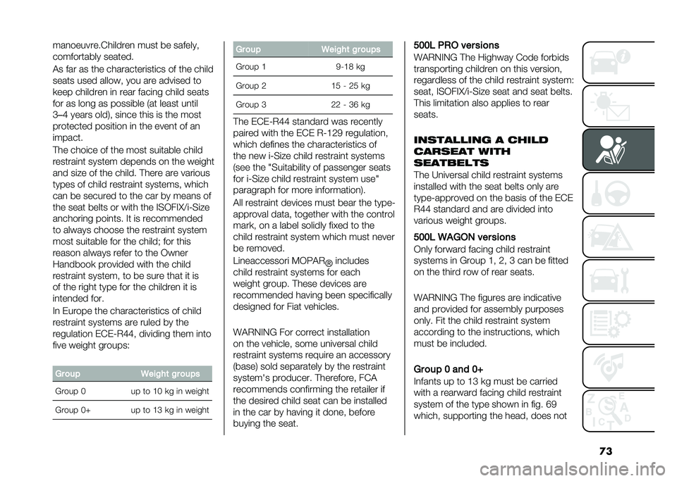 FIAT 500L LIVING 2020  Owner handbook (in English) �
����
��������(��	�����
 ���� �� �������
����������� �������
�$� ��� �� ��� ����������	���	�� �� ��� ���	��
����� ��