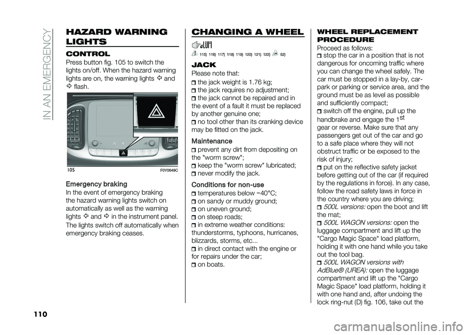 FIAT 500L LIVING 2021  Owner handbook (in English) ��%�0��$�0��)�:�)�.�?�)�0�(� 
��� ���)��� �������
�
�����	
�
������
�G���� ������
 ��	�� �A�� �� ���	��� ���
��	���� ��
�>���� ����
 �