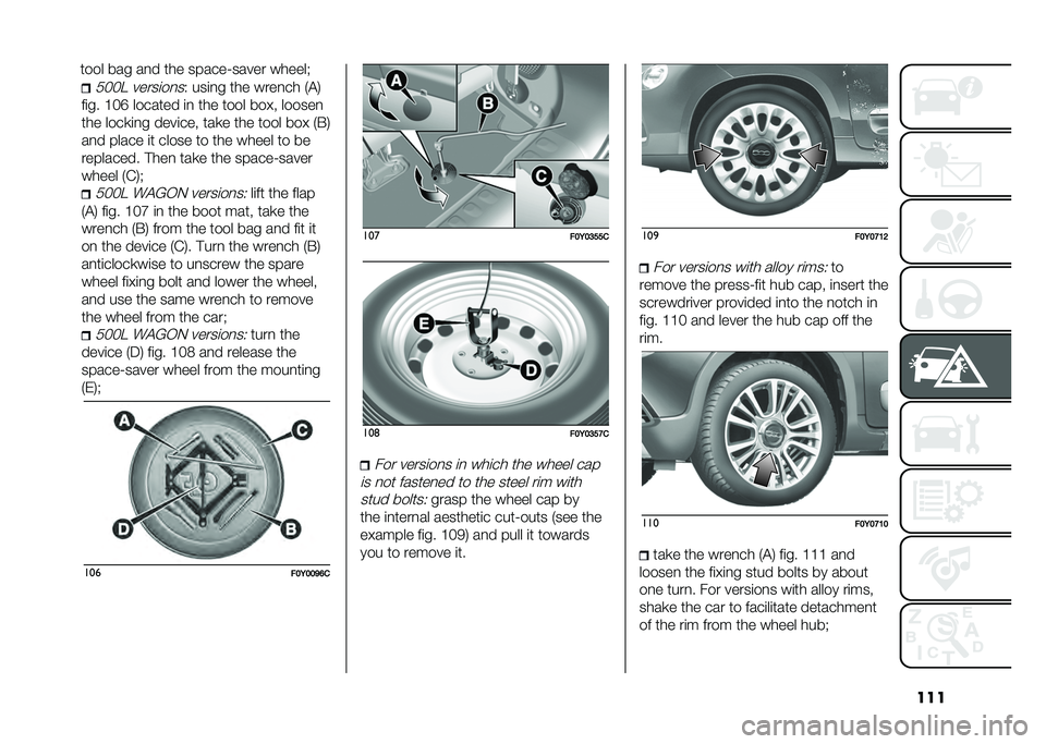 FIAT 500L LIVING 2021  Owner handbook (in English) ������� �����	��
��, ���	�
� ��� ����
�� �-�$�1
��	�� �A��D ������� �	�
 ��� ���� ���!� ������
��� ����
�	�
� ����	��� ���
� ��� �