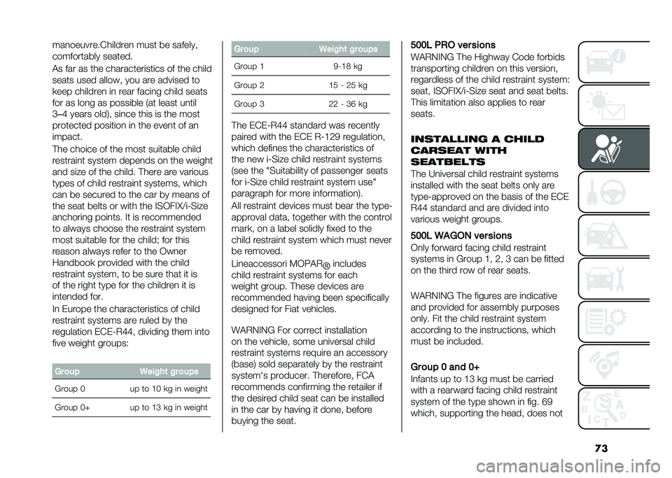 FIAT 500L LIVING 2021  Owner handbook (in English) �
����
��������(��	�����
 ���� �� �������
����������� �������
�$� ��� �� ��� ����������	���	�� �� ��� ���	��
����� ��