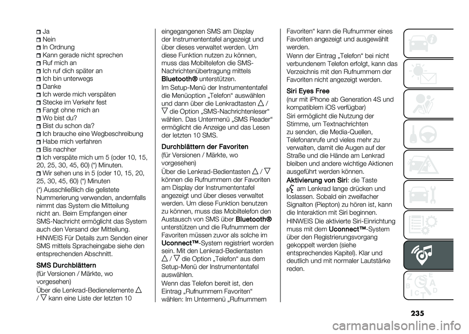 FIAT 500L LIVING 2021  Betriebsanleitung (in German) ����G�
�-�	��
�
� �5������
�=��� ��	����	 ����� �
�(��	���	�
�7�� � ��� ��
�
�� ��� ���� �
�(�"��	� ��
�
�� ��� ����	���	��
�/����	
�
�