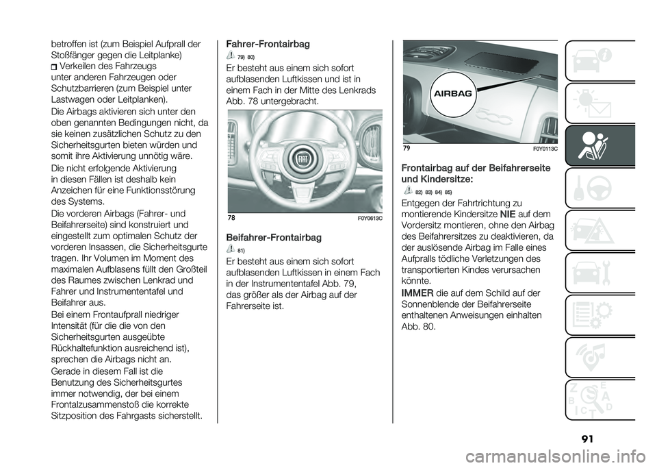 FIAT 500L LIVING 2021  Betriebsanleitung (in German) ����	������	� ��
� �6�#��  ��	��
�(��	� �&���(���� ��	�
����$��"���	� ��	��	� ���	 ��	���(�����	�9
�.�	���	���	� ��	�
 �����#�	���
����	� �