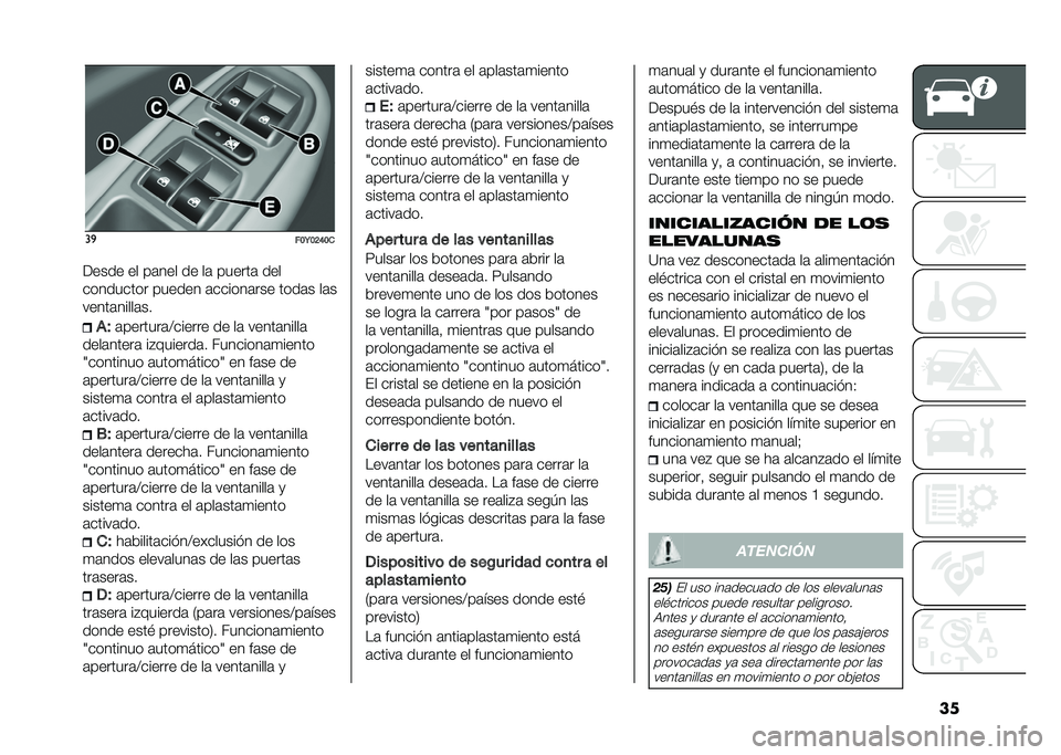 FIAT 500L LIVING 2020  Manual de Empleo y Cuidado (in Spanish) ����

���9��?�E��
����� �� ��	��� �� ��	 ������	 ���
��������� ������ �	������	��� ����	� ��	�
�����	�����	�� �)�
�	�������	