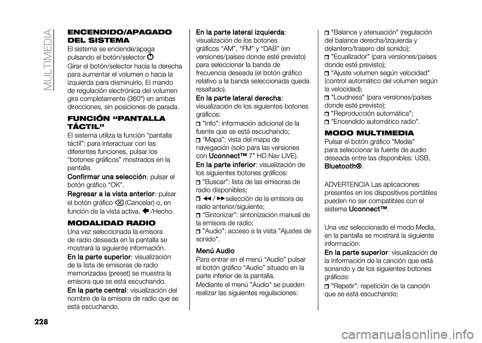 FIAT 500L LIVING 2021  Manual de Empleo y Cuidado (in Spanish) ��)�=��(�@�)���@�9
��� ������
��
�	�/������
�	
�
�� �������
�� ������
�	 �� ���������>�	��	��	
�����	��� �� �&��� ��>��������
�;���	