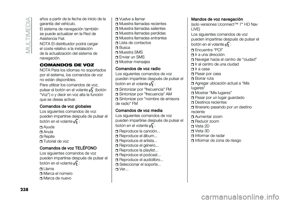 FIAT 500L LIVING 2021  Manual de Empleo y Cuidado (in Spanish) ��)�=��(�@�)���@�9
��� �	�6�� �	 ��	���� �� ��	 �����	 �� ������ �� ��	
��	��	����	 ��� ���������
�� ������
�	 �� ��	����	��� � ��	�
�