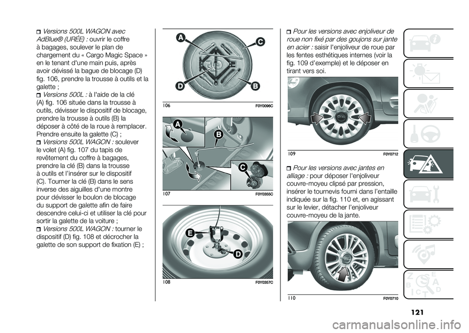 FIAT 500L LIVING 2020  Notice dentretien (in French) ����)����
��
� ���� �U�(�+�3� ����
�(��G�	���Z �1�A�2�J��4 �0
�����
� �	� ������
�  �#������� ����	���� �	� ��	��
 ��
���������
� �� �; �