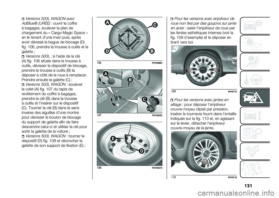 FIAT 500L LIVING 2021  Notice dentretien (in French) ����)����
��
� ���� �U�(�+�3� ����
�(��G�	���Z �1�A�2�J��4 �0
�����
� �	� ������
�  �#������� ����	���� �	� ��	��
 ��
���������
� �� �; �