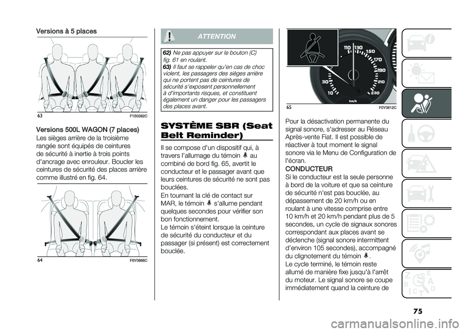 FIAT 500L LIVING 2021  Notice dentretien (in French) �
��.�� ����� � � ������
��
��@�1��>�D�=�
�.�� ����� ���� �J��5�6� �$�< �������%
��� ��
�"��� ����
�"�� �� �	� ����
��
�"��
���
��� �