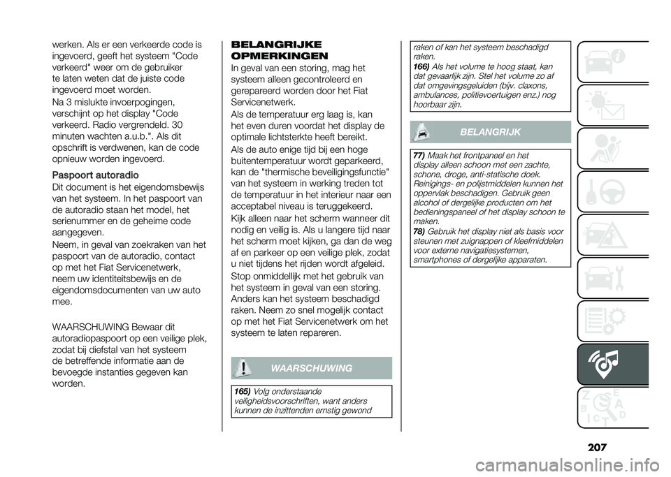 FIAT 500L LIVING 2020  Instructieboek (in Dutch) ���
� ��
���� �5�� ��
 ��� ���
����
�� ���� ��
��������
�� �����	 ���	 ��0��	��� �2�@���
���
����
��2 � ���
 �� �� ���
�
�����

�	� 