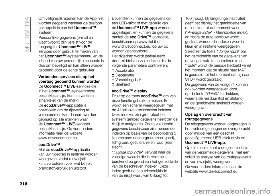 FIAT 500L LIVING 2020  Instructieboek (in Dutch) ��7�A��3�%�7�-��%�5
��� �+� ������������
������ ��� �� �5�� ����	
� ��
��� ������� � ������
 �� �	�������
��������� �� ��� ��