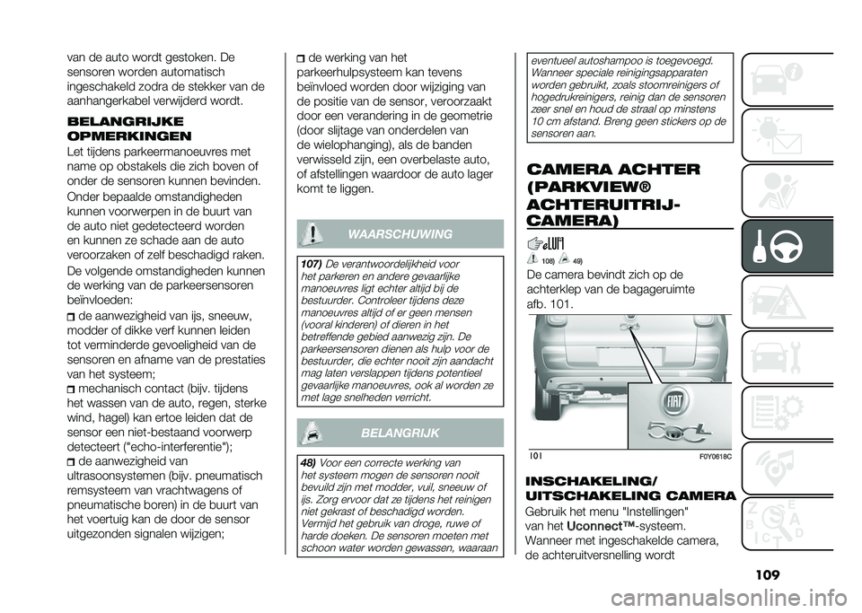 FIAT 500L LIVING 2021  Instructieboek (in Dutch) ������ �� ���	� � ��
��	 ����	����� ��
������
�� � ��
��� ���	����	����
������������ ����
� �� ��	�����
 ��� ��
���������
