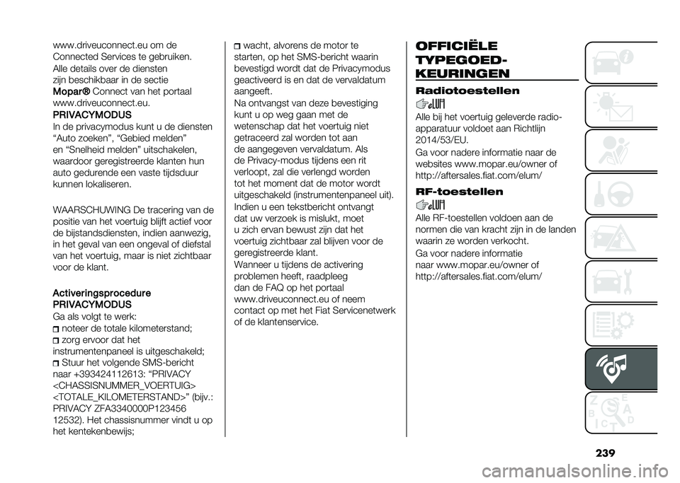 FIAT 500L LIVING 2021  Instructieboek (in Dutch) ���� � � ���
�����������	��� �� ��
�@������	�� �4��
����� �	� ���
�
������
�5��� ���	���� ����
 �� ������	��
���� �
�������
�