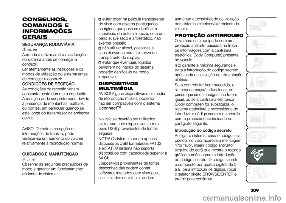 FIAT 500L LIVING 2021  Manual de Uso e Manutenção (in Portuguese) �������������O
����	��
�� �
�������	�� ��
����	��
�-��A��2�*��?�* �2�(�6�(�8�+�<�2�+�*
�K�M��; �K�M�M�;
�1������ � ������ �� �� �������� �