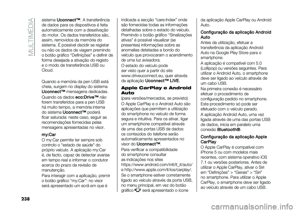FIAT 500L LIVING 2021  Manual de Uso e Manutenção (in Portuguese) ���B��D�E��(�.�E�1
��� �������
���	�
�
����I � �1 ���������)����
�� ����� ���� �� ������������ �
 �����
��������������� ��