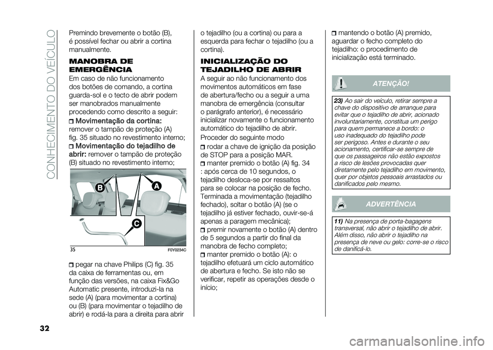 FIAT 500L LIVING 2021  Manual de Uso e Manutenção (in Portuguese) ��2��-�H�3�2�E��3�-�D���.���A�3�S�2�B��
�� �������� �	��������� � �	���� �8�4�:�#
�
 �������� ������ �� ��	��� � �������
���������