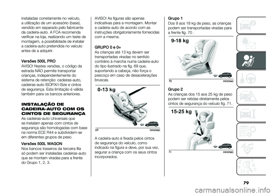 FIAT 500L LIVING 2021  Manual de Uso e Manutenção (in Portuguese) �
����������� ������������ �� ��������#
� ������ ��$�� �� �� ������>��� �8�	����:�#
������� �� �������� ���� ���	����