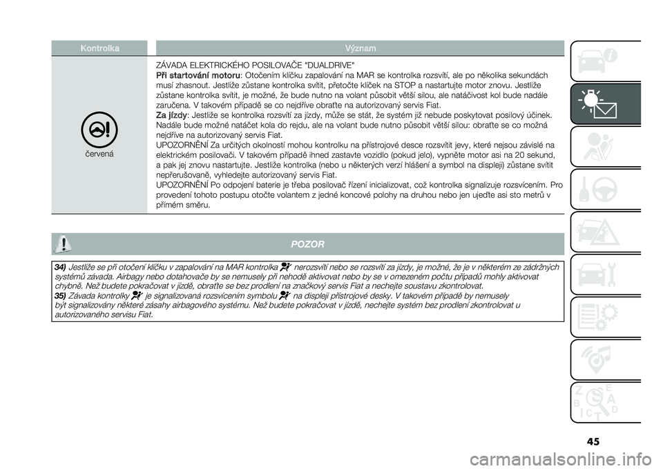 FIAT 500L LIVING 2020  Návod k použití a údržbě (in Czech) ���4 ���� �� �	 �
 �����
�
�+�	���	� �
�0�K�$�@�*�@ �:��:�F��6�O�P�F�N�T�7 �/�7�>�O��7�$�@�Q�: �=�*�G�@��*�6�O�$�:�=
�&� � ���
� ������ ����� �
�4 �7���+�	� �!� 