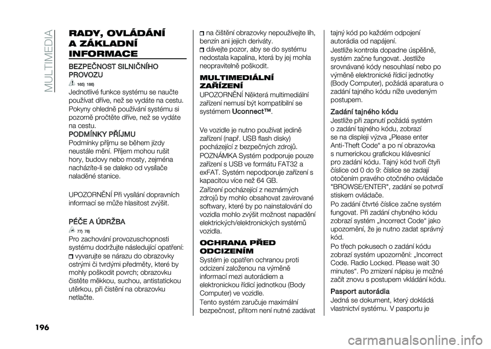 FIAT 500L LIVING 2021  Návod k použití a údržbě (in Czech) ��A�G���O�A�:�*�O�@
���	 ���
��O �����
���
� ������
��
���!������
�7�D�@�&�D�G��2�9�3 �9�0�$��0�G��6�A�2
�&�:�2��2�@�<
�O�R�"�> �O�R�R�>
�1�	�� ������, ��� �