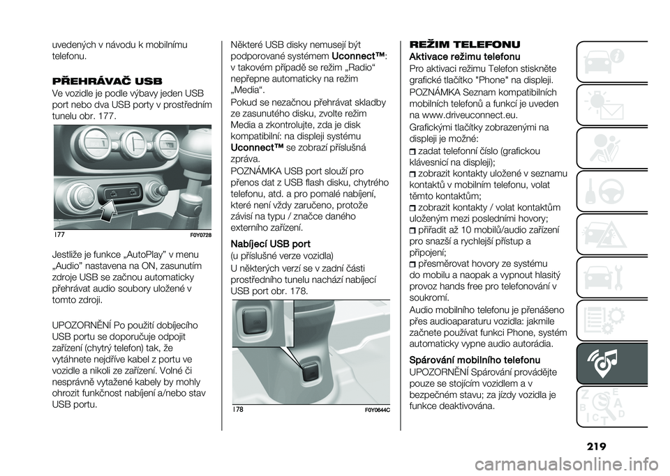 FIAT 500L LIVING 2021  Návod k použití a údržbě (in Czech) ������	��	� �(�#� � � ����� � ������ �!��
��	��	��� ��
�
��� ����� ���
�$�	 ���%����	 �
�	 �����	 ��(���� �
�	��	�  �G�>�
���� � �	�� ��� 
