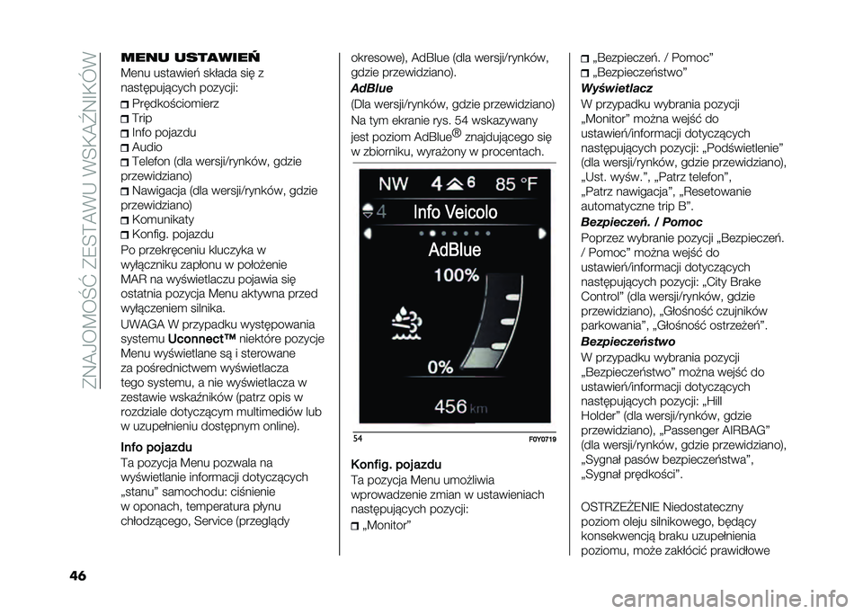 FIAT 500L LIVING 2020  Instrukcja obsługi (in Polish) ��*�9�@�0��B��M�]��*�8�<�>�@�(�-��(�<�,�@�\�9�F�,�L�(
��	 ���� ����
����
�B�	�� �������	�& ��
���� ��� �
���������!���� ��������4
�%����
�� ��