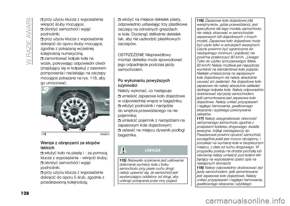 FIAT 500L LIVING 2021  Instrukcja obsługi (in Polish) ��(��C�@�*�F�8��@�(�@�C�F�F
��� ���� ��#���� �
����� � �������#�	���
��
�����$ � ���� �
�����!��	�+ �����#��$ ���
����� � ����!�$
�����