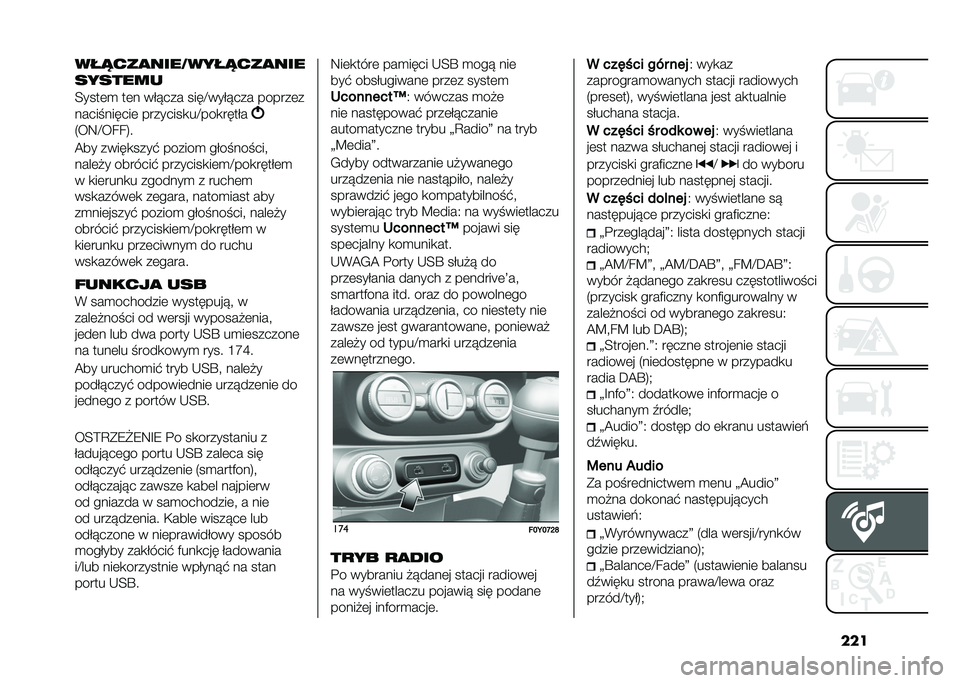 FIAT 500L LIVING 2021  Instrukcja obsługi (in Polish) ���������
����2�������
���
�������
�<����	�
 ��	� ���!��� ����E����!��� ������	�
����� ������	 ��������
��E���
�����
�5��9�