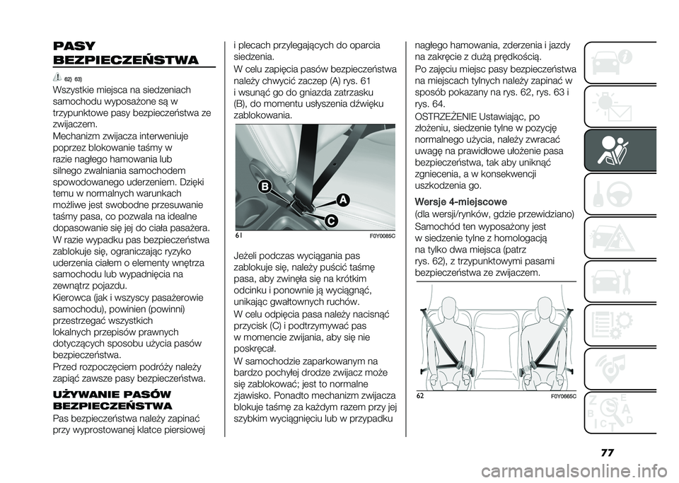 FIAT 500L LIVING 2021  Instrukcja obsługi (in Polish) �
�
�	�
��
����	����������
�N�I�$ �N�J�$
�(������
��	 �
��	���� �� ���	���	�����
���
������ �������#���	 ��! �
��������
����	 ���� 