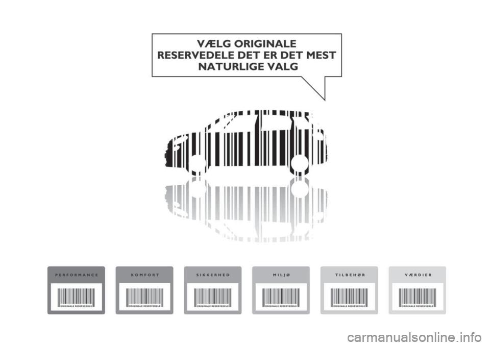 FIAT 500L LIVING 2018 Brugs- og vedligeholdelsesvejledning (in Danish) FIAT 500L LIVING 2018 Brugs- og vedligeholdelsesvejledning (in Danish)