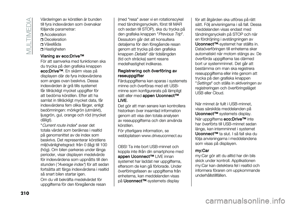 FIAT 500L LIVING 2021  Drift- och underhållshandbok (in Swedish) ��!�7��)�%�!�&�:�%�4
��� ����������� �� �����	���� �� ��
����
�	��� ���� �����#������ ��� ���������
�������� � ������	����