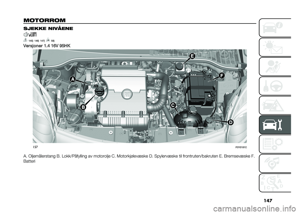 FIAT 500L LIVING 2020  Drift- og vedlikeholdshåndbok (in Norwegian) ���

���
����� ������ �������
�@�C��4 �@�C�B�4 �@�C�<�4 ��D�4
��� �� ��	�� �@��C �@�B� �A��9� ���
���,��@�D�@�
�4� �+�	��
���	�
������ �0� ���
�
