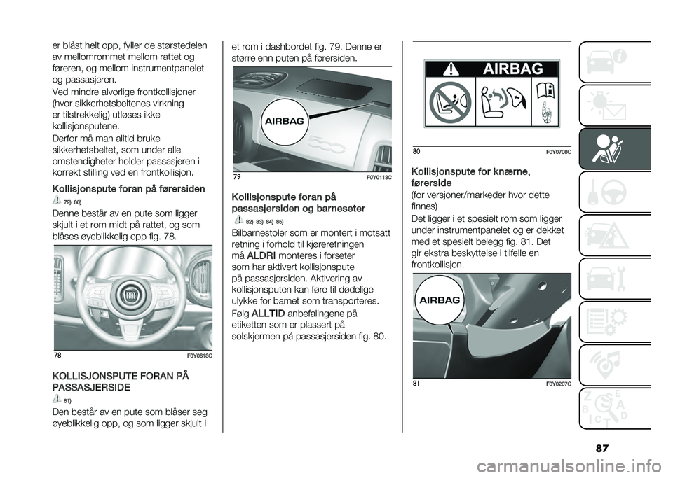 FIAT 500L LIVING 2020  Drift- og vedlikeholdshåndbok (in Norwegian) ��
�
� ��	��� ��
�	� ���� �� �	�	�
� ��
 ���"����
��
�	�
�
�� ��
�	�	�������
� ��
�	�	�� �����
� ��
��"��
��
�� �� ��
�	�	�� ��������
����