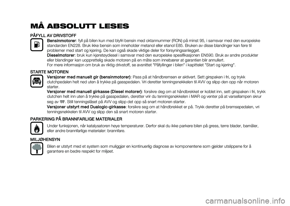 FIAT 500L LIVING 2021  Drift- og vedlikeholdshåndbok (in Norwegian) �� ������	�
�
 �����
�*�+��,�� �(� �-�.���)�/�&��
�0��	���	�!���� ��
�( �� �	�	 �� ���	�
� �
�� ��
� ��	� ��� ��
���� ��
� ��
��������
� �)�*