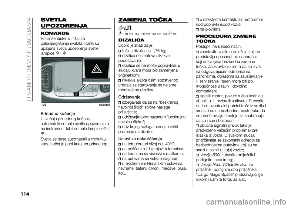 FIAT 500L LIVING 2020  Knjižica za upotrebu i održavanje (in Serbian) ��"���7�(�.�1�6�(�=�8��)�=�9�"�7�A�=�>�7�8�7
��� ����
��
��	����
����
�������
�&��������� ������ ��
� �@�� �
�
���
������;������� �����