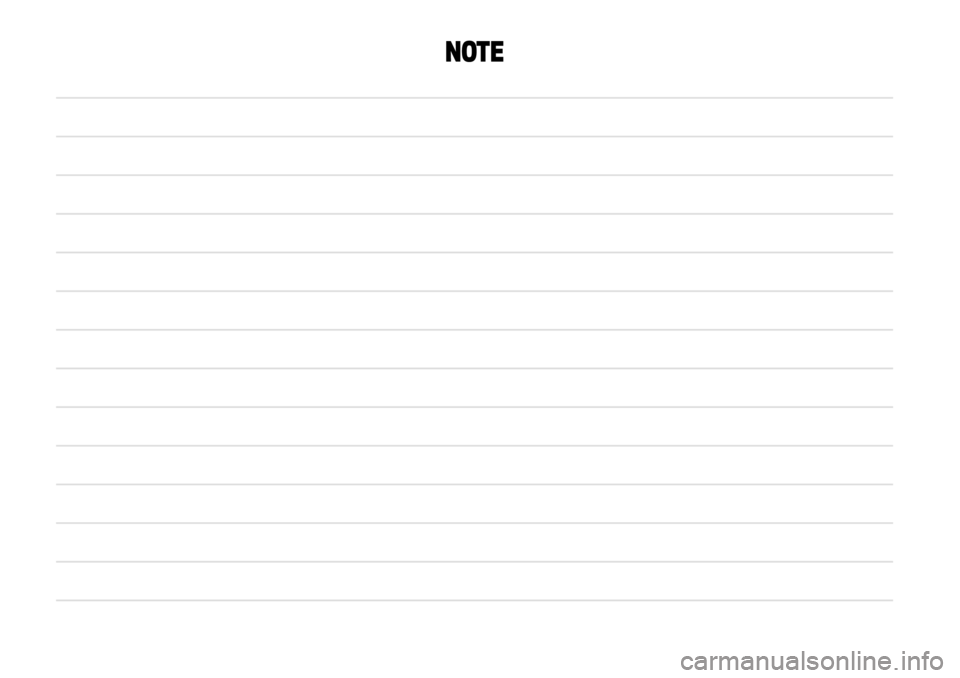 FIAT PANDA 2018 Libretto Uso Manutenzione (in Italian) NOTE FIAT PANDA 2018 Libretto Uso Manutenzione (in Italian) NOTE