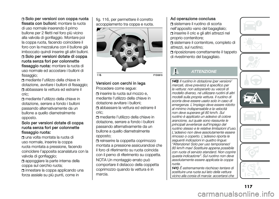 FIAT PANDA 2020  Libretto Uso Manutenzione (in Italian) ���
�&��	� �!�� ��� ����
� ���
 ���!�!� � ����
�"������ ���
 ���	�	��
��L �
���
�	�� ��	 ����
�	
�� ��� ����
�	�� ��������� �� ����
�