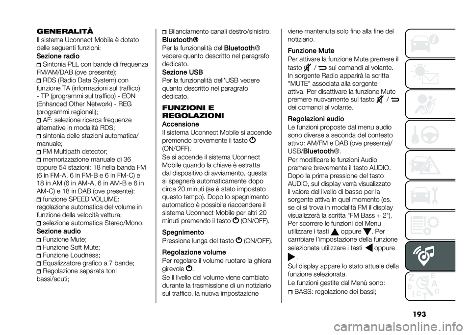 FIAT PANDA 2020  Libretto Uso Manutenzione (in Italian) �������������8
�;� ����
��
�	 �9�������
 �5����� �7 ���
�	�
�
����� �������
� ���������(
�&�����
� � ����
� ���
����	 ��� ��� �