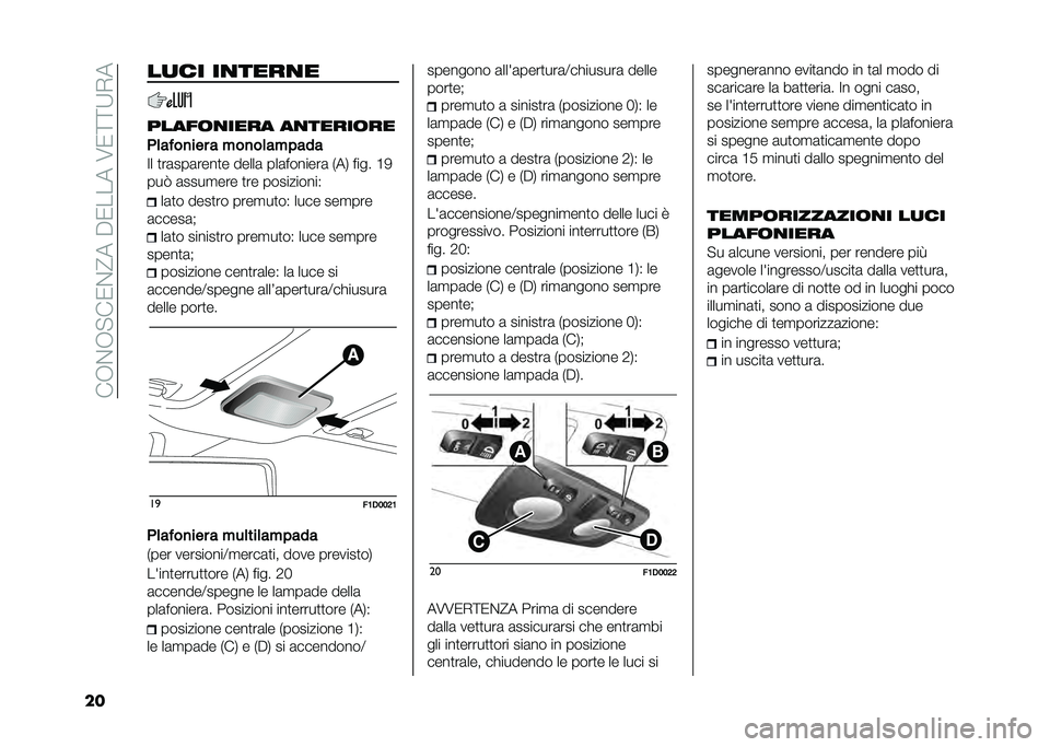 FIAT PANDA 2020  Libretto Uso Manutenzione (in Italian) ���+�$�+� ��/�$�?���"�/�����6�/�=�=�9�*�
�� ���� �������
����!������ ���������
� �	��"��
��� � �#��
��	��#�!���
�;� �
��	���	����
� ����