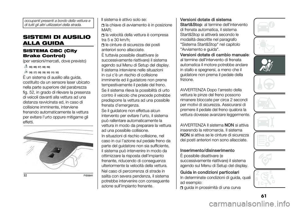 FIAT PANDA 2020  Libretto Uso Manutenzione (in Italian) �	�������	��
� �������
� �	 ����� �����	 ���
�
���	 �
�� �
��
�
� ��� �	��
�� ��
������	�
��� �����	 ��
��	��	�
������� �� ������