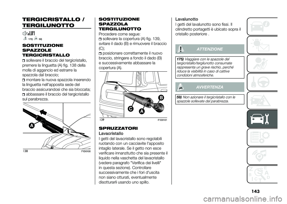 FIAT PANDA 2021  Libretto Uso Manutenzione (in Italian) ����������������� �"
������������
�1�:�5�4 �5�9�4
������������
��������
�������������� �������	�� �� ���	���� ��� �
�