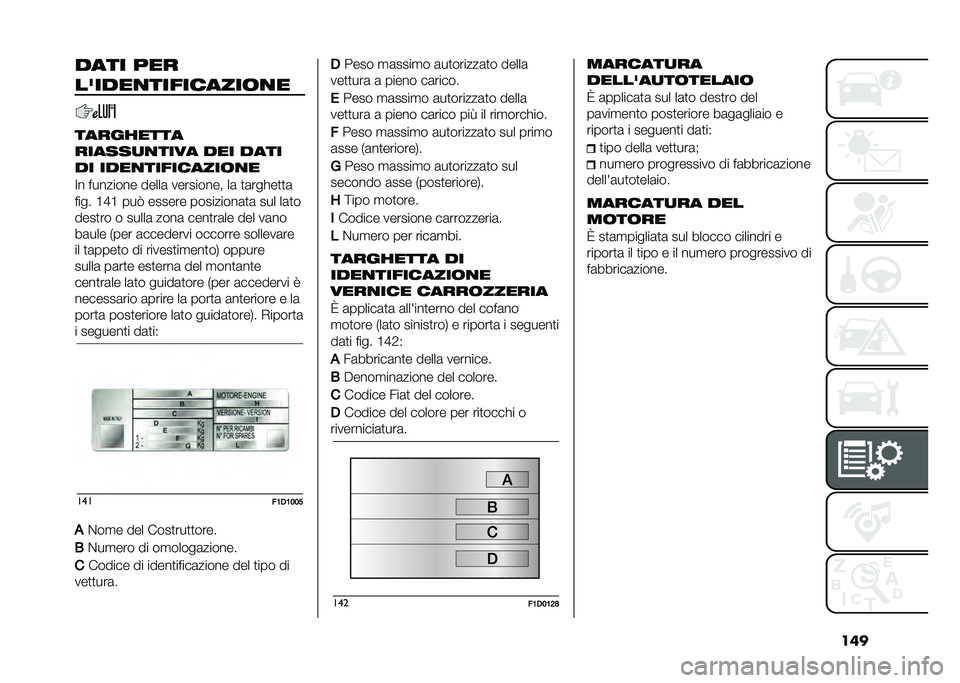 FIAT PANDA 2021  Libretto Uso Manutenzione (in Italian) ������� ���
��#�������!��������
����� ����
����������� ��� ����
�� �������!��������
�;� �������� �����	 ��������