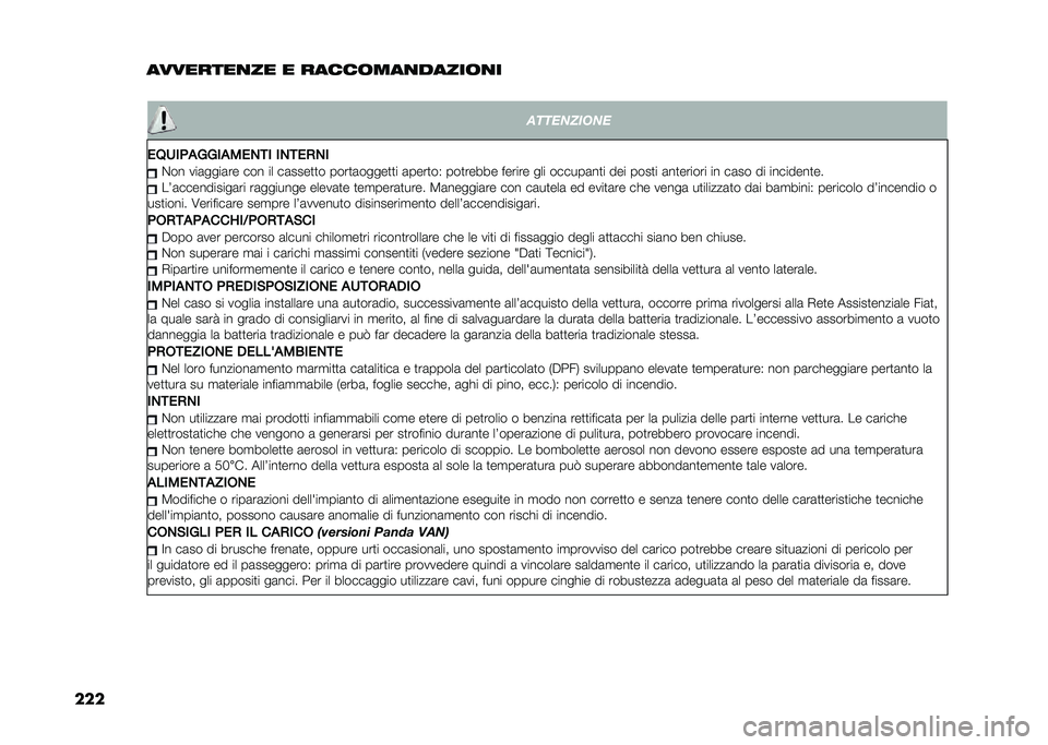 FIAT PANDA 2021  Libretto Uso Manutenzione (in Italian) ������������� � ���������������
�
����������
��A��� �
�,�,��
����� �����)�� �$�� ���	����	�� ��� �� ��	����
�
� ����
�	��