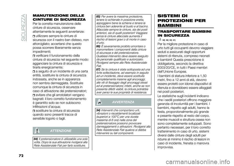 FIAT PANDA 2021  Libretto Uso Manutenzione (in Italian) �� �;��9�*�/�@�@�
�
� ������������ �����
������� �� ���������
��� ��	 ������
�
�	 �
�	���
������� �����
����
��� �� �������