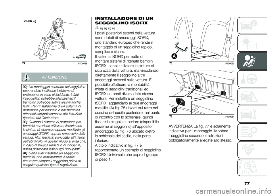 FIAT PANDA 2021  Libretto Uso Manutenzione (in Italian) �
�
��
��1�*�2�2�5�;����������
��
�
�9� �
���
�	���� �������
�
� ��� ����������
���2 ������� ��������	�� �� ����
��
�	 �� ����
��