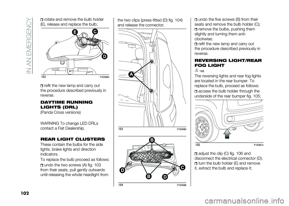 FIAT PANDA 2020  Owner handbook (in English) ��"�-��!�-��&�9�&�+�6�&�-�%�
��� ������ ��
� ������ ��� ���� ������
�*�&�.� ������� ��
� ������� ��� ����� ���
�!�1��2�2�<�7����	� �