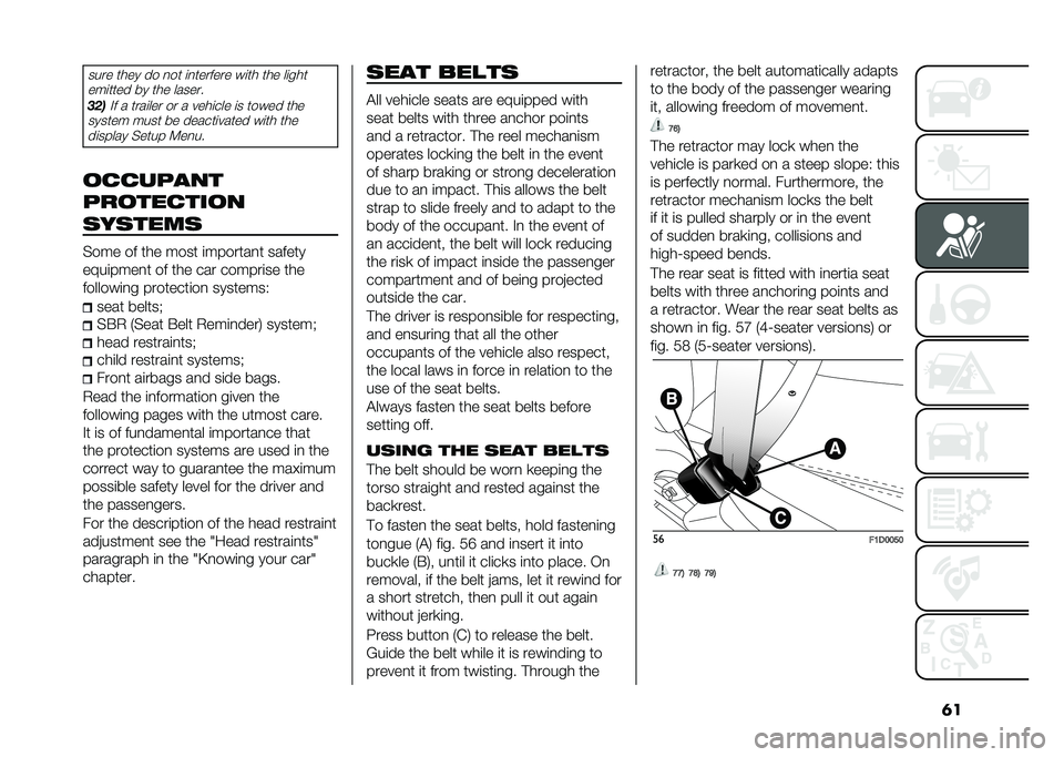 FIAT PANDA 2020  Owner handbook (in English) �	����� ���� �� �
�� �	�
������� ��	�� ��� ��	���
���	���� �� ��� ������
���	�"� � ����	��� �� � ����	��� �	� ����� ���
���