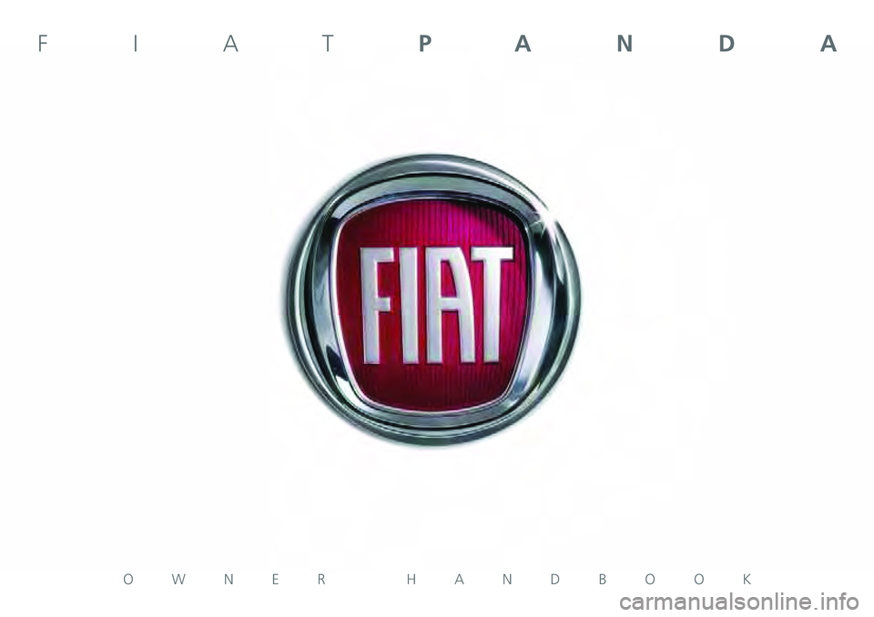 FIAT PANDA 2021  Owner handbook (in English) OWNER HANDBOOK
FIATPANDA 