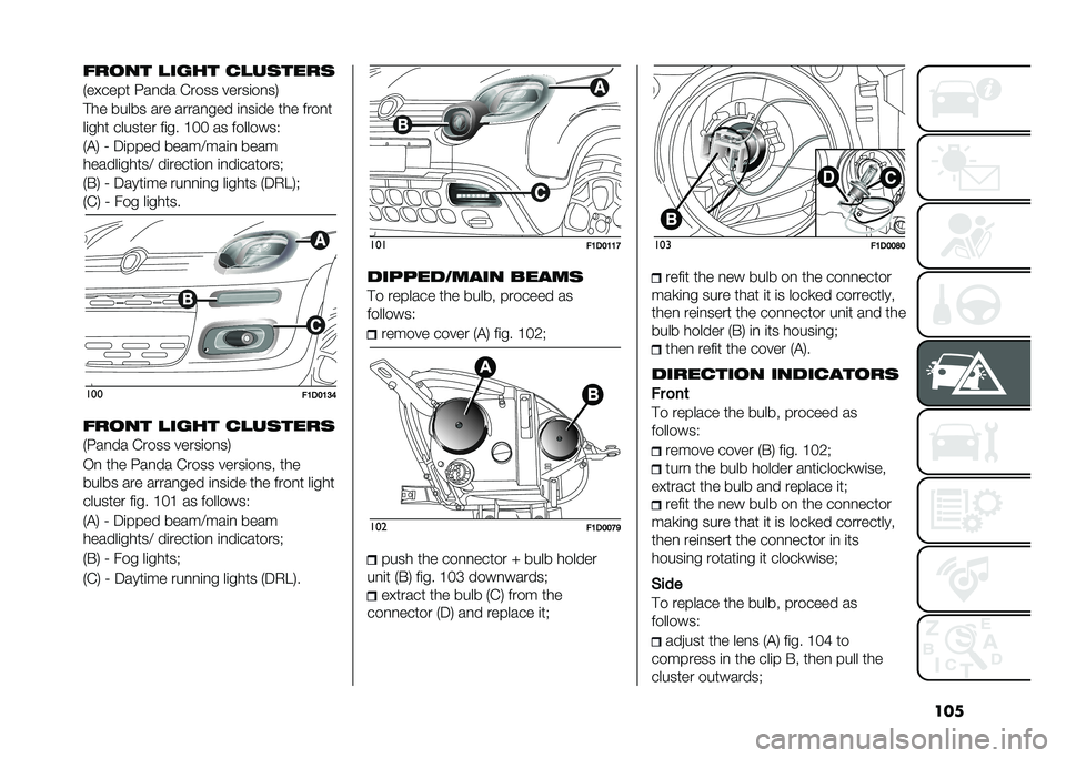 FIAT PANDA 2021  Owner handbook (in English) �������� �#���� � �#������
�+������ ���
�� �&���� �����	��
��/
�!�� ����� ��� �����
��� �	�
��	�� ��� ����
�
��	��� ������� 