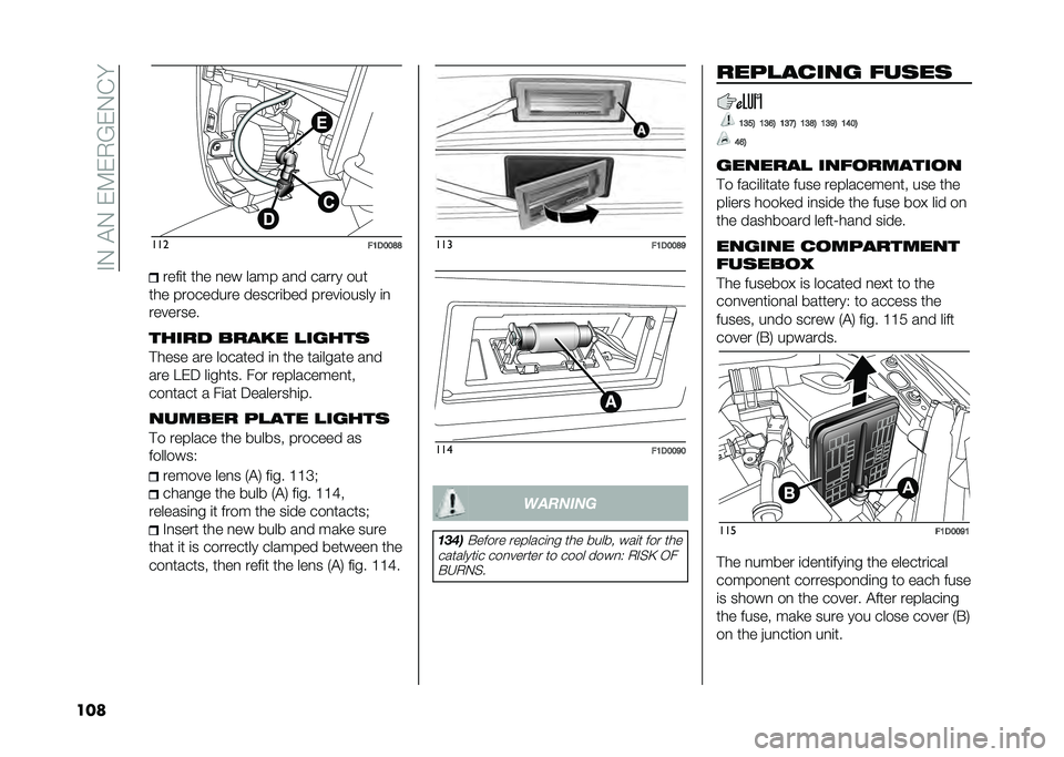 FIAT PANDA 2021  Owner handbook (in English) ��#�.��"�.���9��,�6��.�&�
��� ���
��1��2�2�<�<����	� ��� �
�� ���� ��
� ����� ���
��� ��������� ������	��� �����	����� �	�
�����