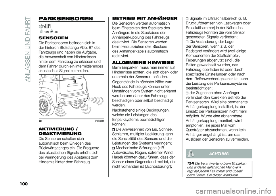FIAT PANDA 2020  Betriebsanleitung (in German) ��#�-�"�#���(�-��@�-�.���#�/�6�%
��� � �����������
�:�?�@�= �@�:�=
��������
�.��	 �����
�	��
���	� ��	�$����	� �
��� ��
��	� �����	��	� ���� �